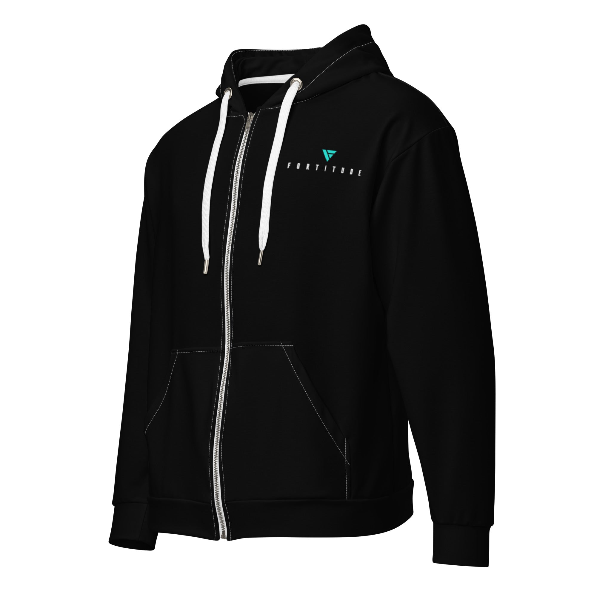 Zip Hoodie – Black