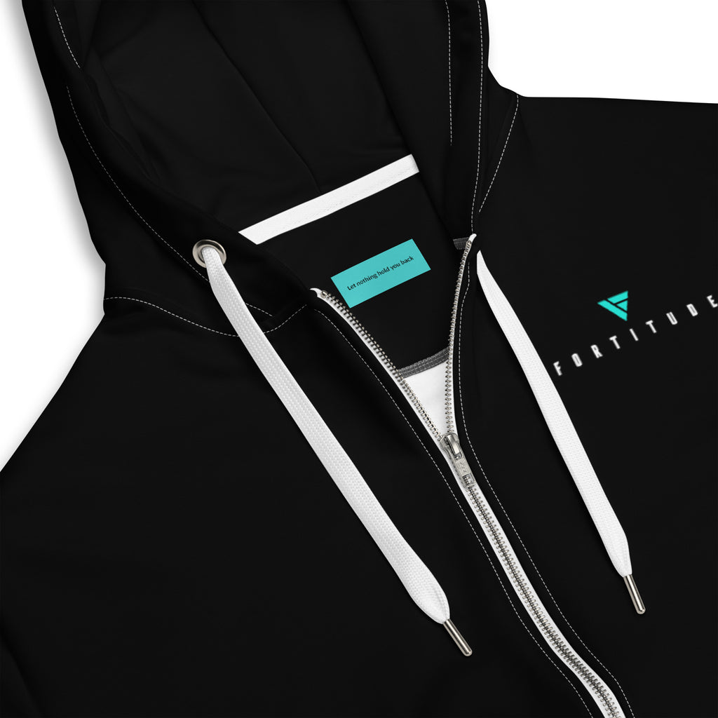 Zip Hoodie – Black