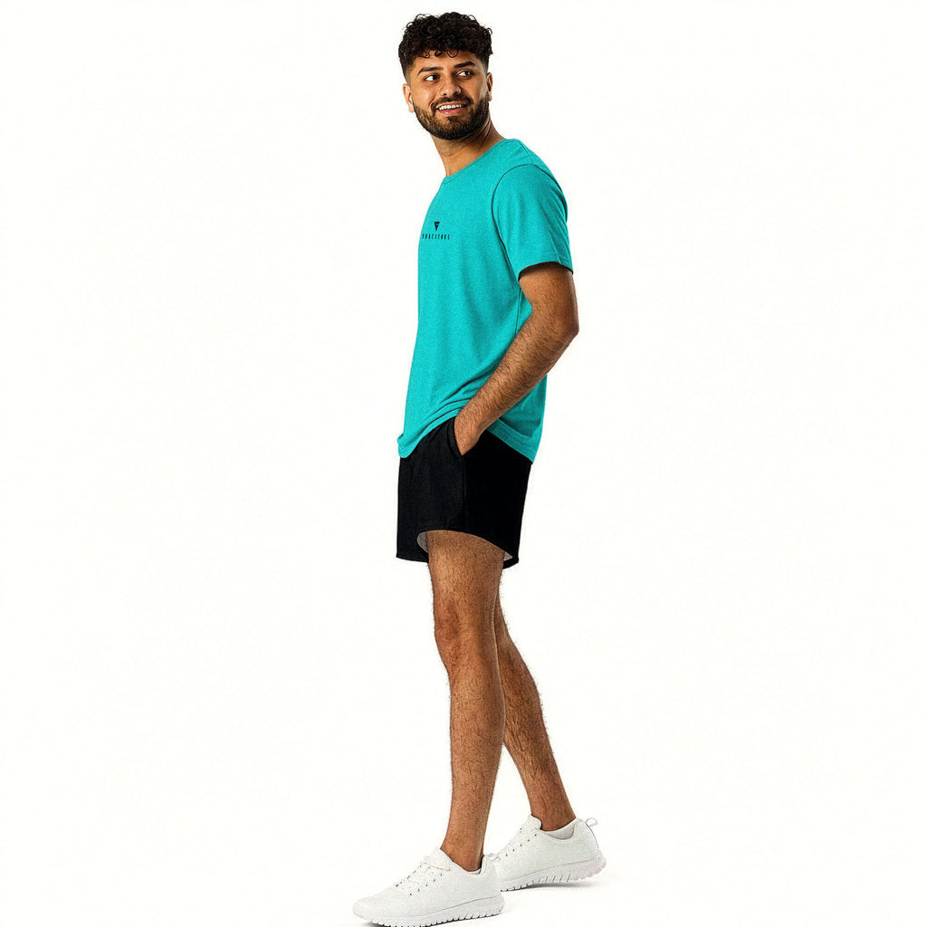 Core Black Training Shorts – Unisex