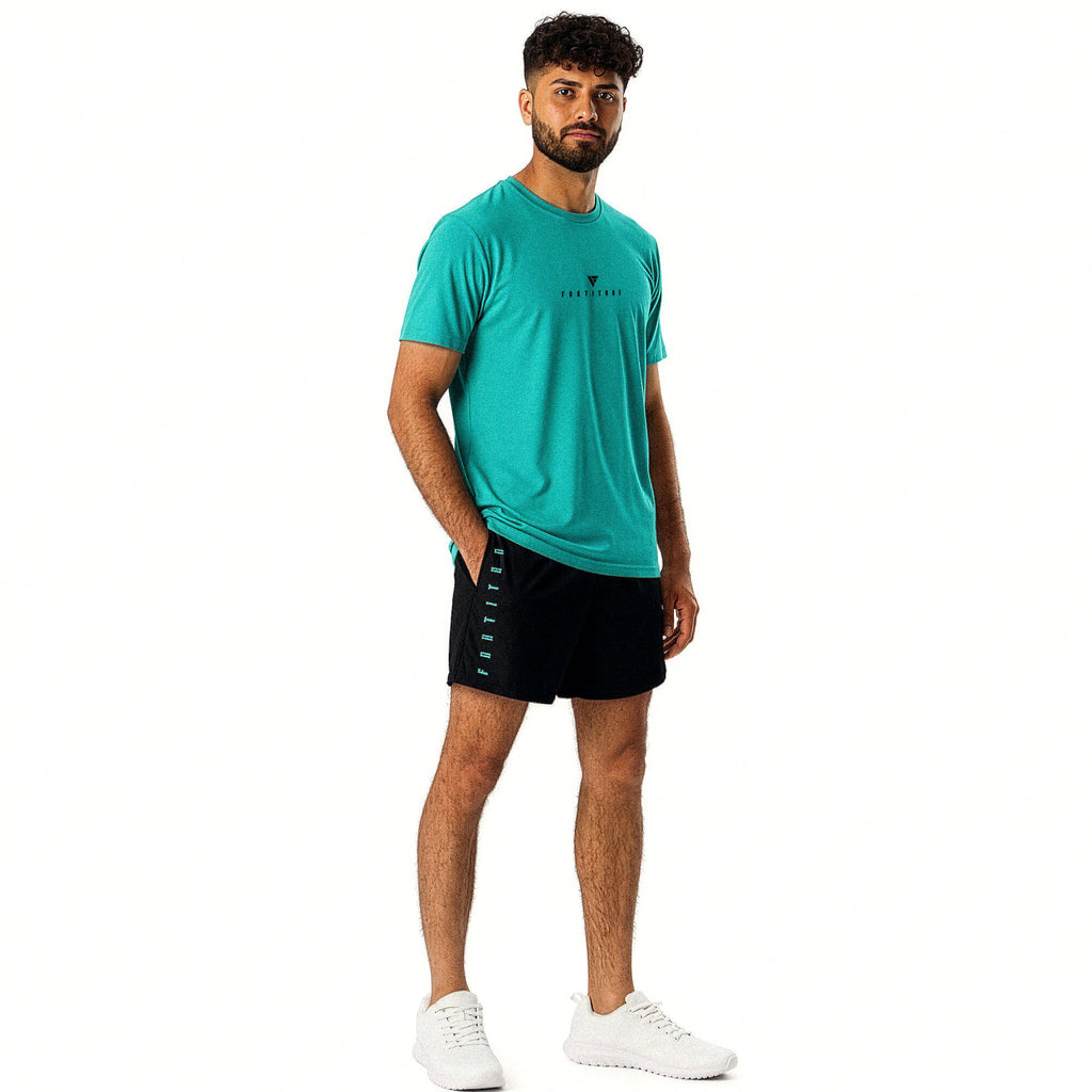 Core Black Training Shorts – Unisex