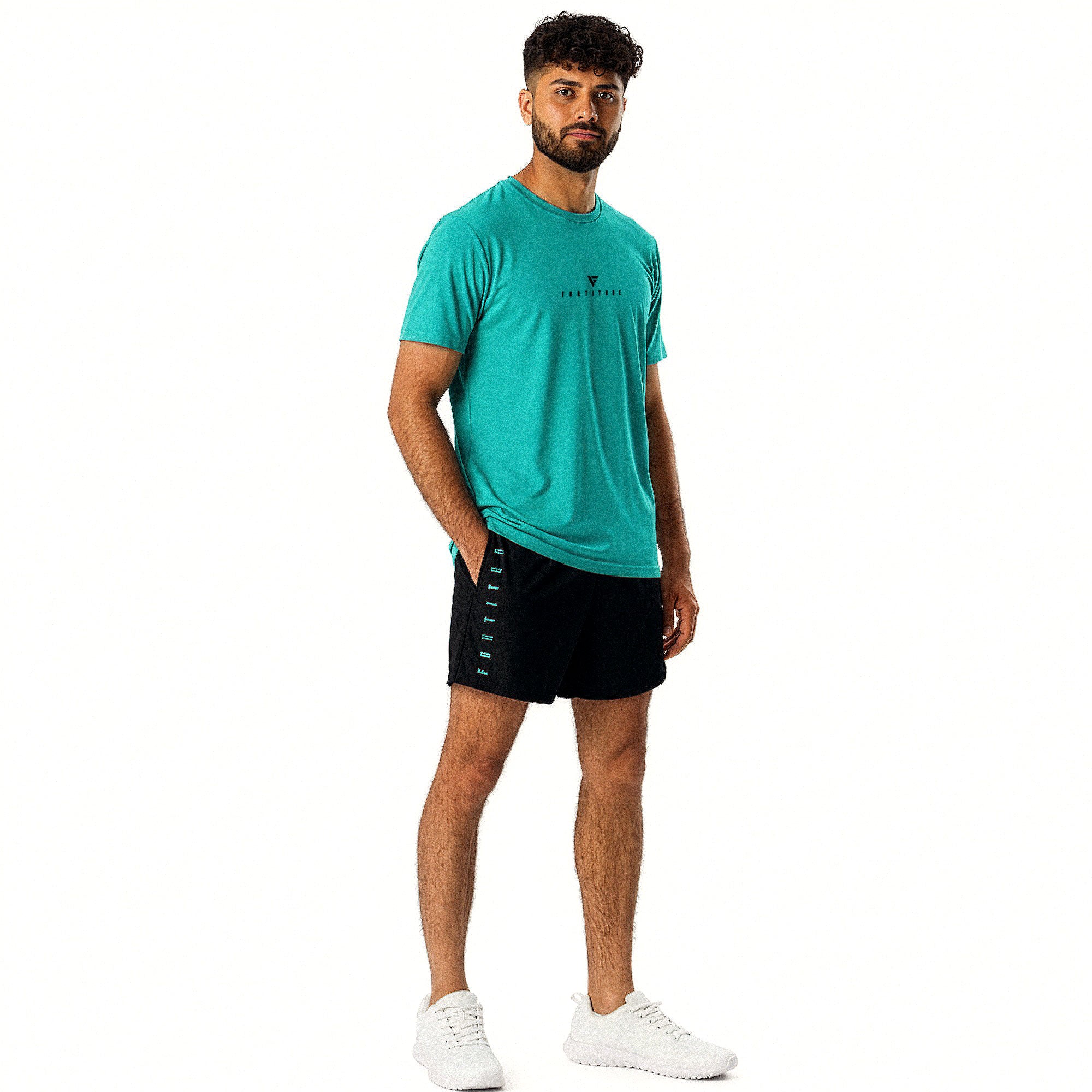 Core Black Training Shorts – Unisex