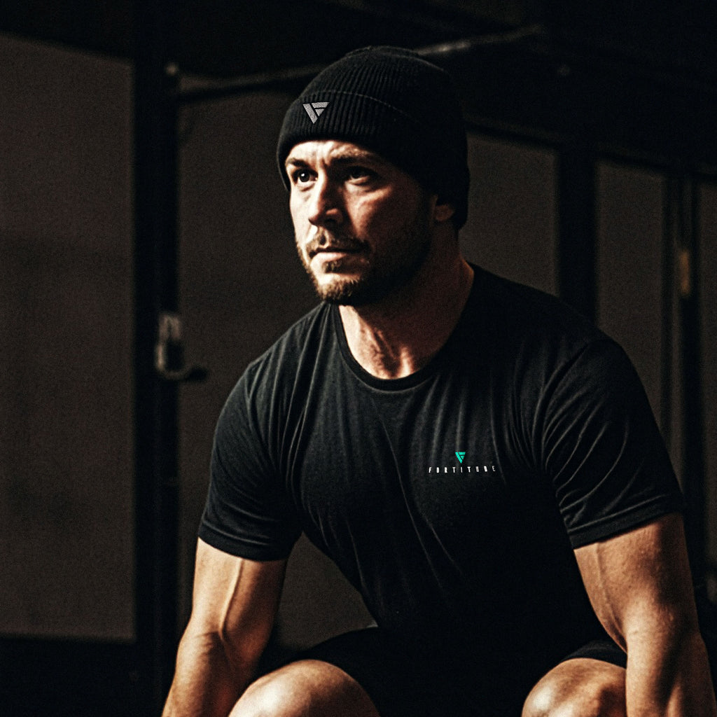 Cuffed Beanie – Black