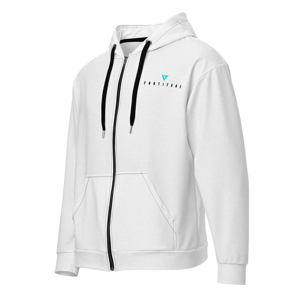 Zip Hoodie - White