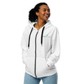 Zip Hoodie - White