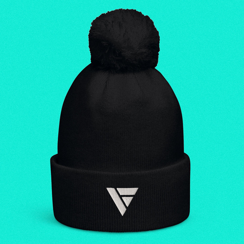Beanie Pom Pom – Black
