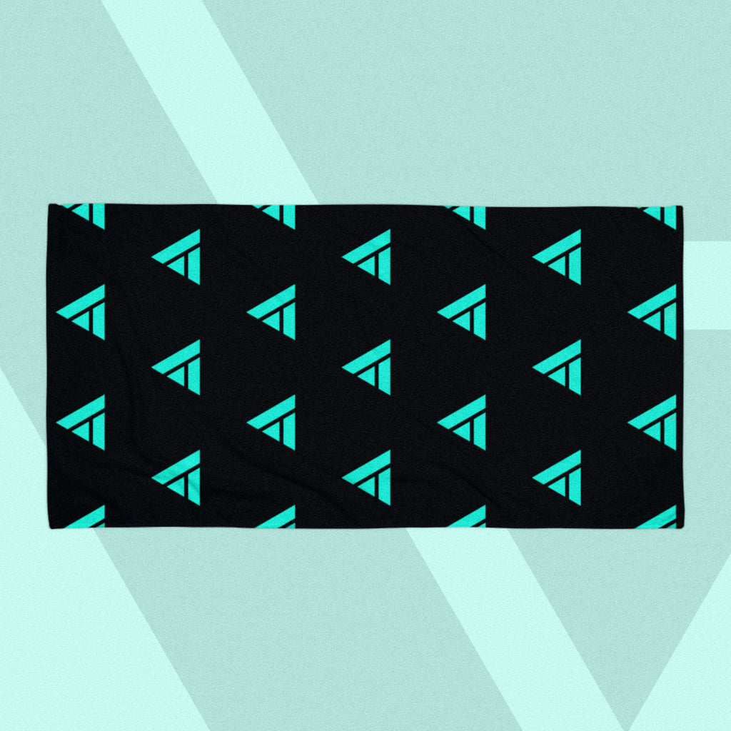 Colour Logo Pattern Towel