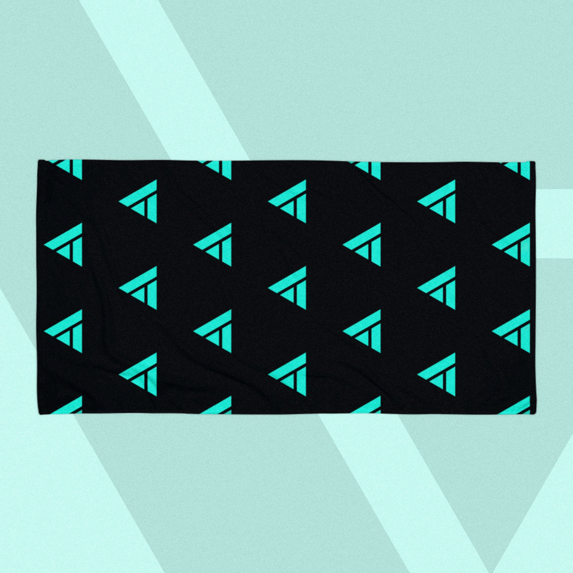 Colour Logo Pattern Towel