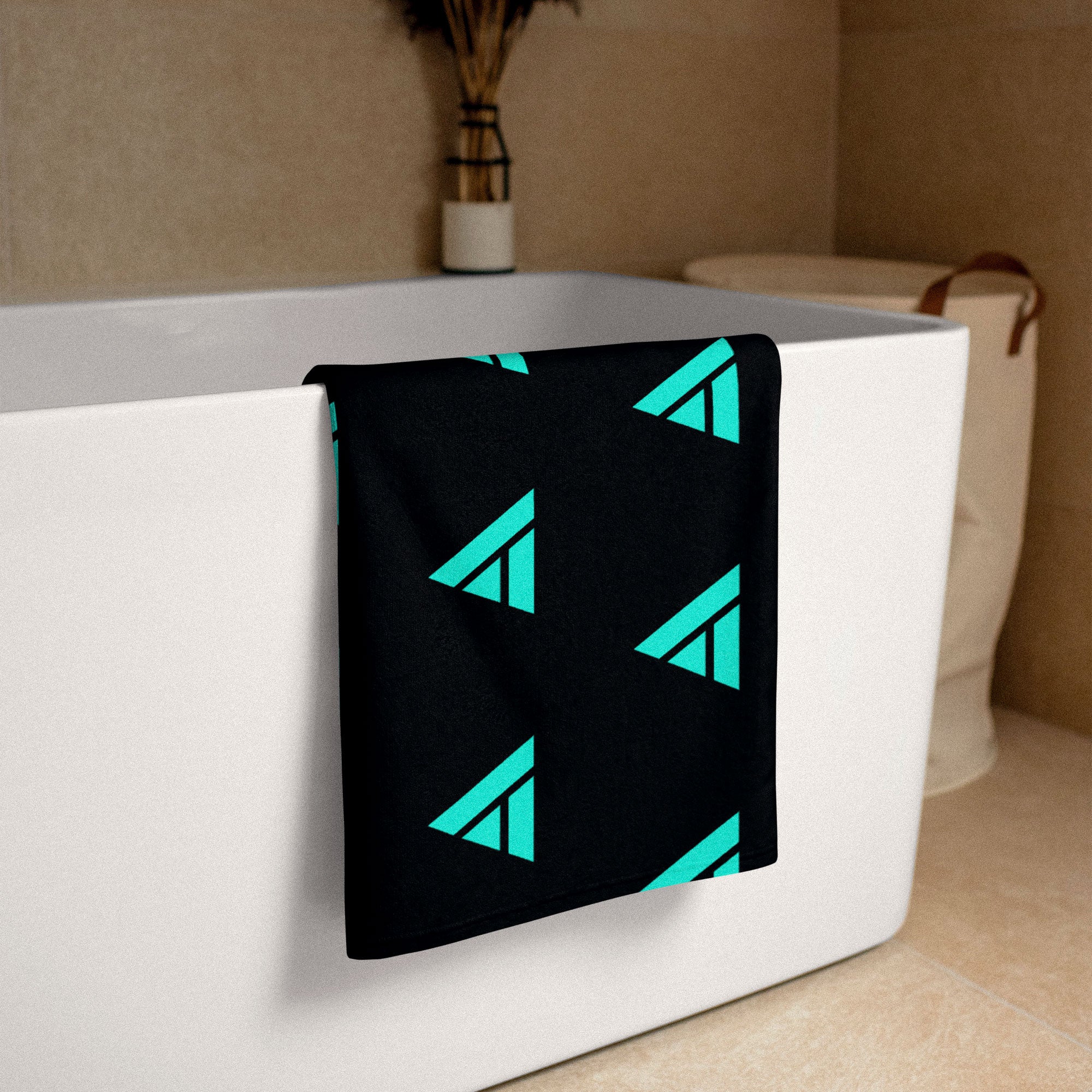 Colour Logo Pattern Towel