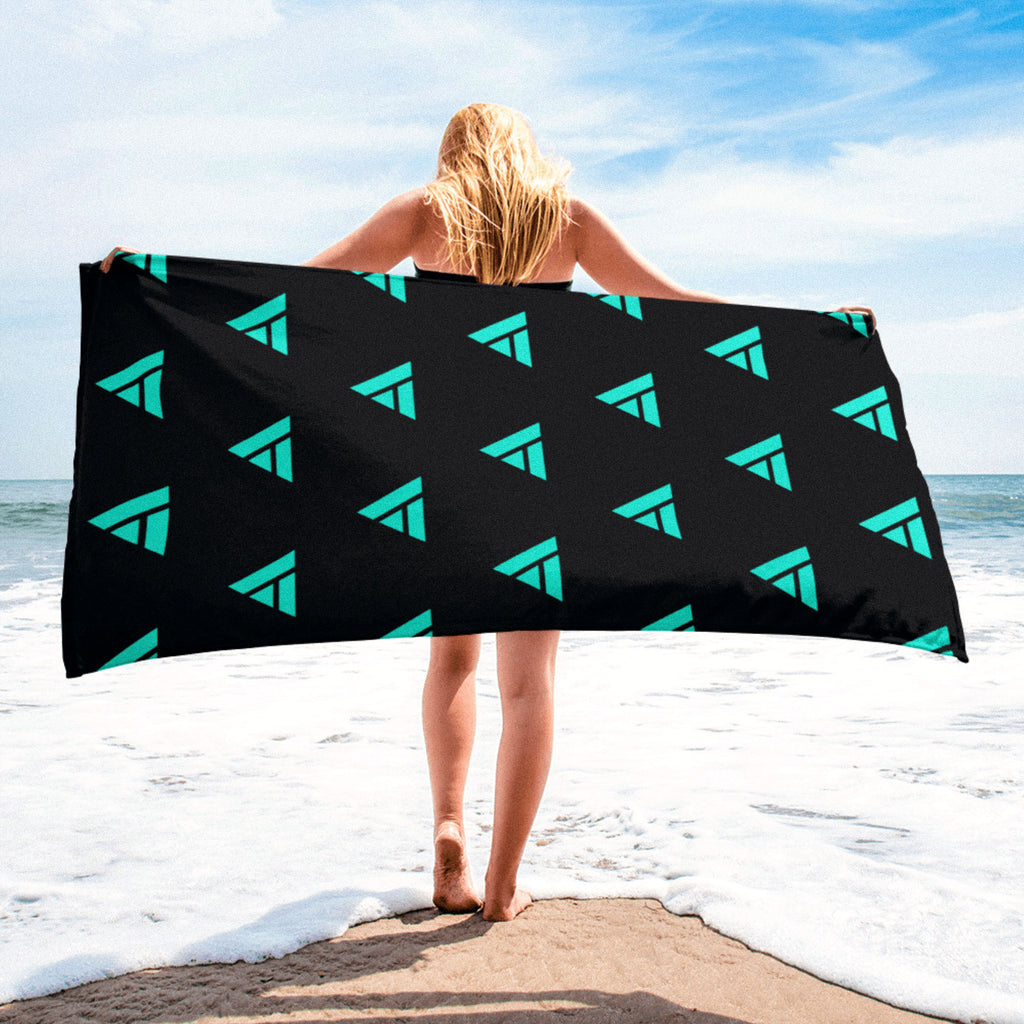 Colour Logo Pattern Towel
