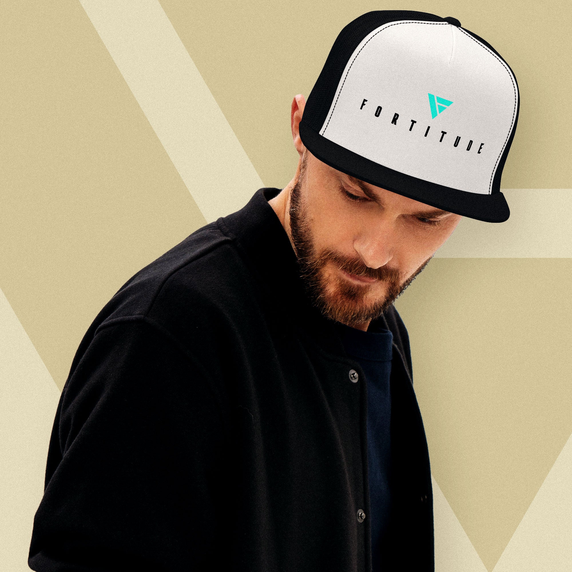 Trucker Cap – Black/White